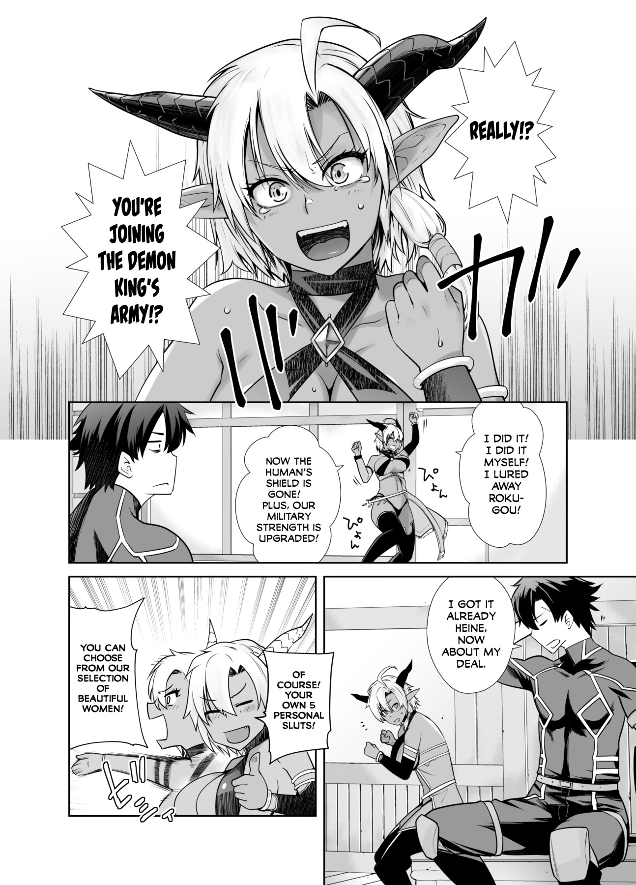 Hentai Manga Comic-Earning Evil Points against a Dark-Skinned Female!-Read-4